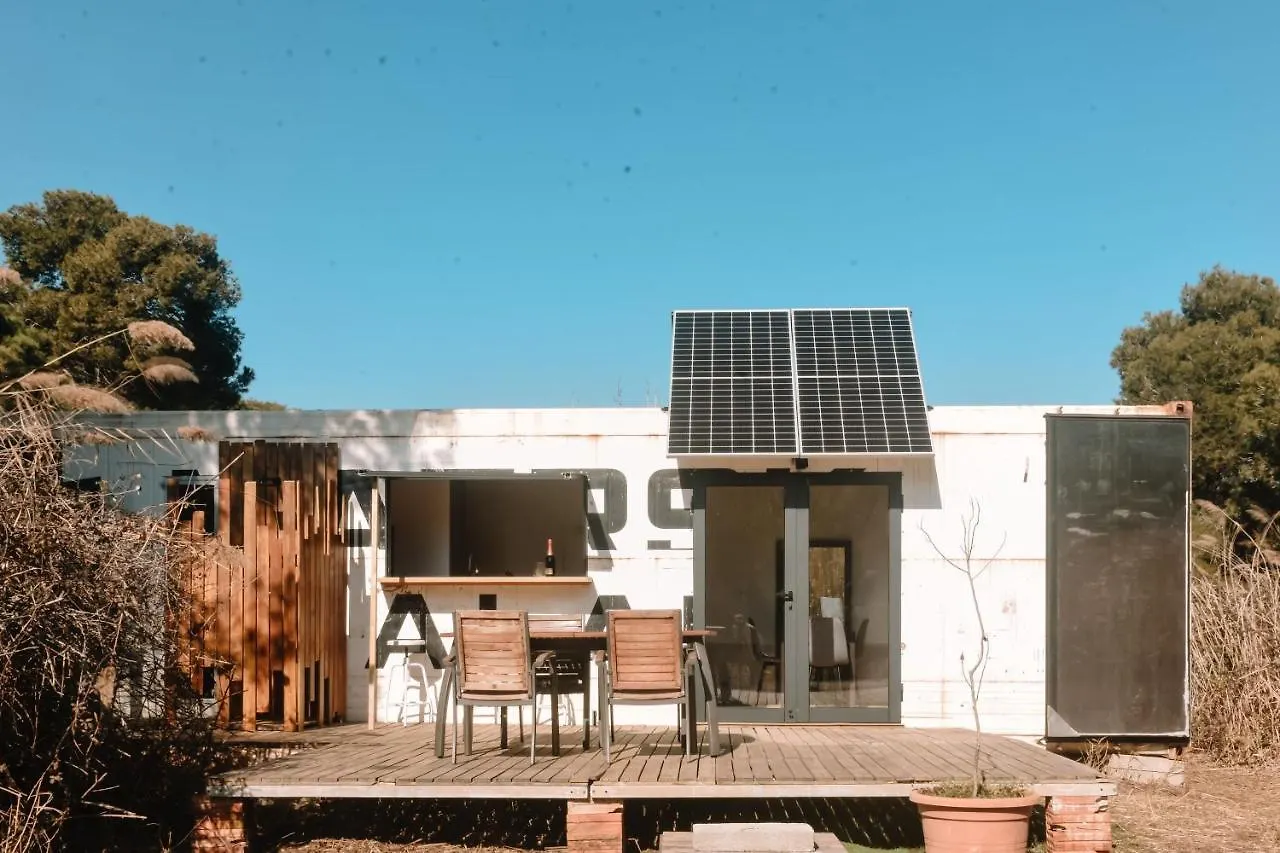 Cooltainer Retreat Sustainable Coastal Forest Tiny House Near Barcelona By Quirkygetaway Villa Castelldefels
