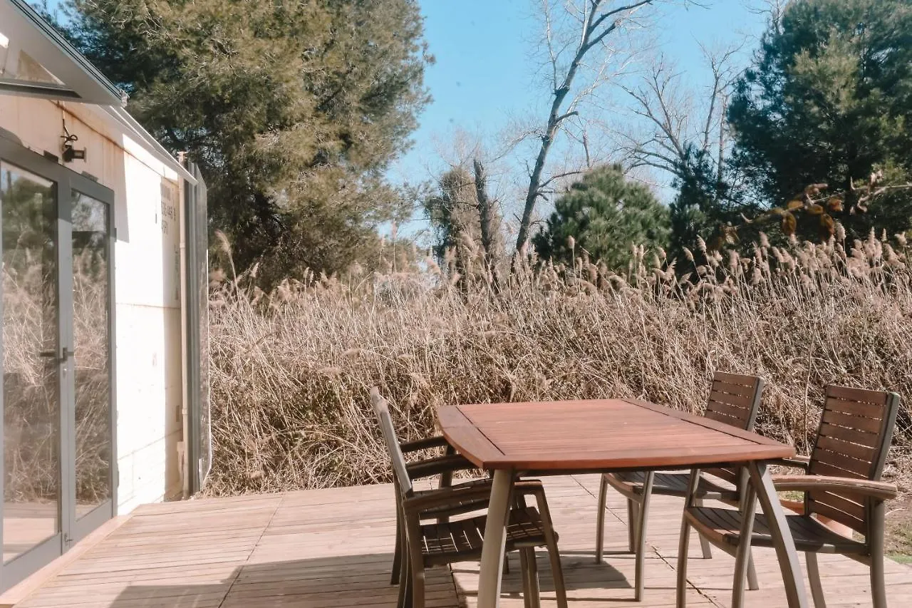 Cooltainer Retreat Sustainable Coastal Forest Tiny House Near Barcelona By Quirkygetaway Villa Castelldefels Spain