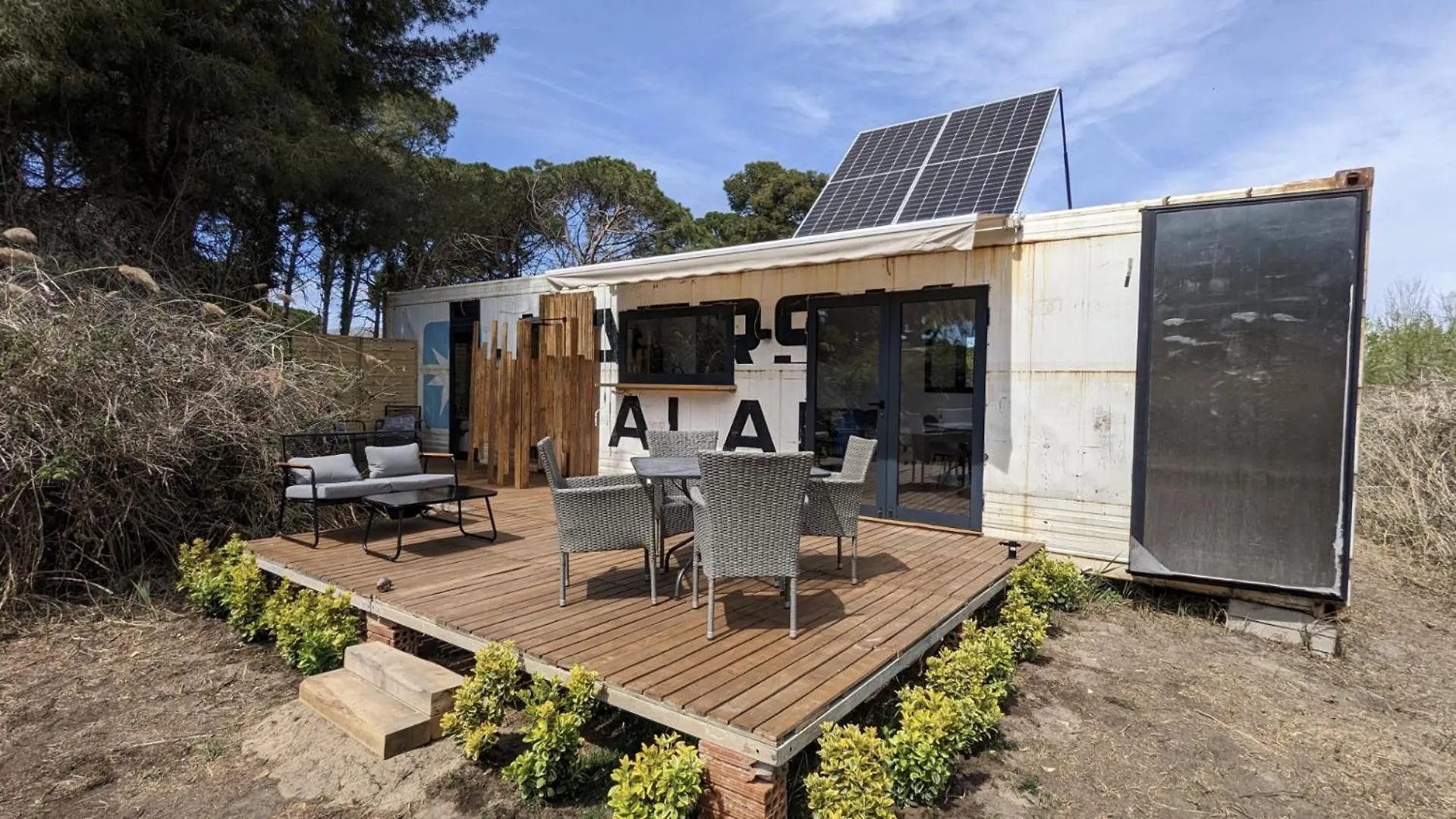 Cooltainer Retreat Sustainable Coastal Forest Tiny House Near Barcelona By Quirkygetaway location